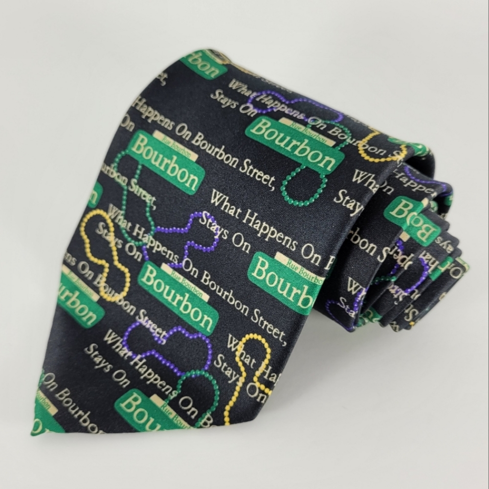 RALPH MARLIN | "What Happens In Bourbon Street" tie